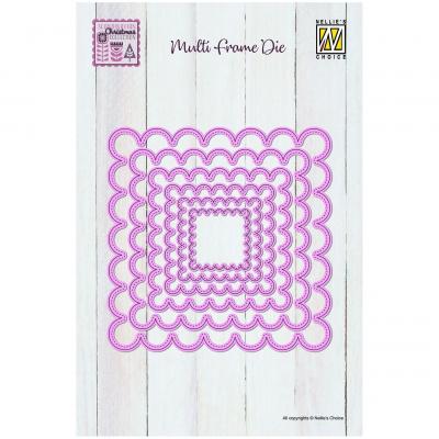 Nellie's Choice Cutting Dies - Scalloped Square